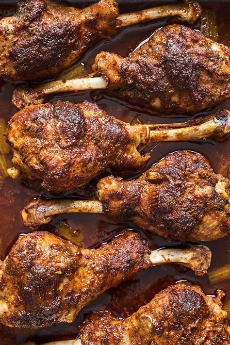 Juicy and Flavorful Roasted Turkey Legs {One-Pan Recipe} - Grandbaby Cakes