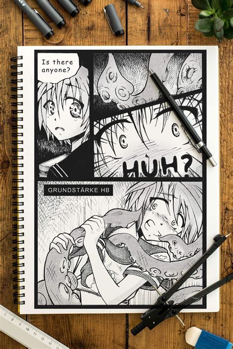 Manga Girl with Tentacles Manga Girl, Artwork, Tentacle, Work Of Art