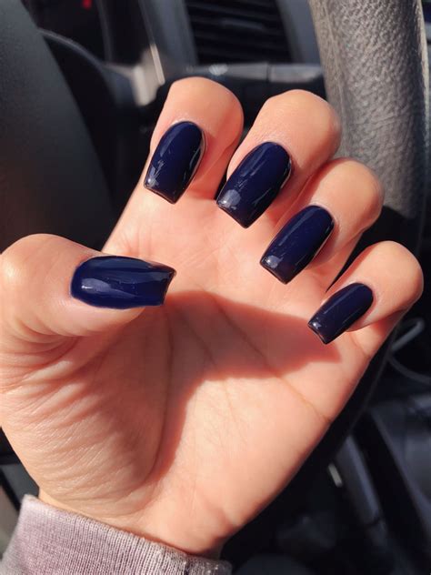 Pin by Юлия Луговая on Ногти | Blue nails, Dark blue nails, Holloween nails