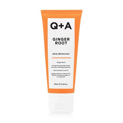 Зволожувальний крем для обличчя Q+A Ginger Root Daily Moisturiser з