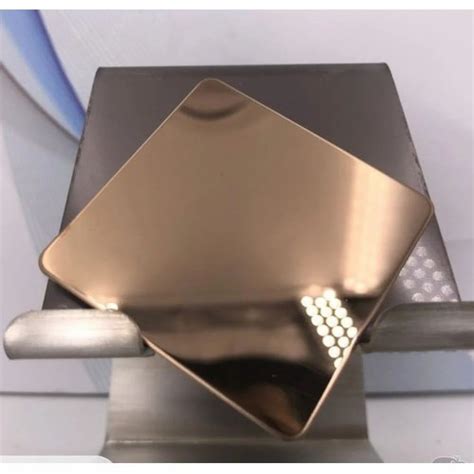 ss  stainless steel copper mirror sheet thickness  mm  rs