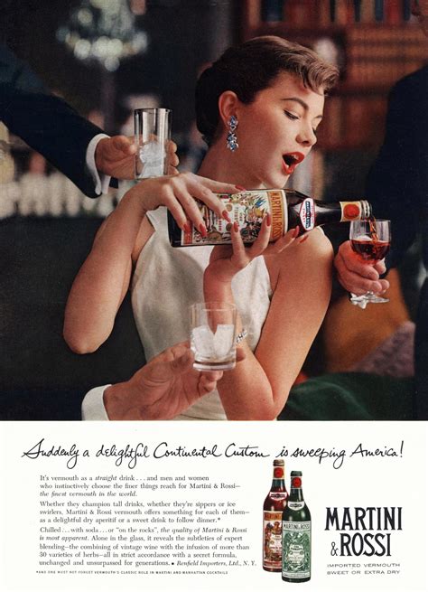 A Delightful Continental Custom is Sweeping America - Martini & Rossi