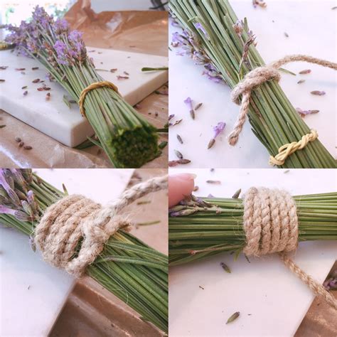 Dried Lavender Bundles and Sachets - To: You, From: Scratch