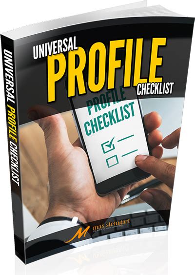 max steingart universal profile checklist