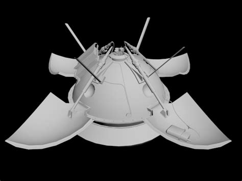 "Марс-3" спускаемый аппарат 3D - Чертежи, 3D Модели, Проекты, Конкурсы