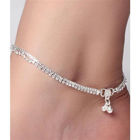 Silver Anklets Design Images Discount | bellvalefarms.com