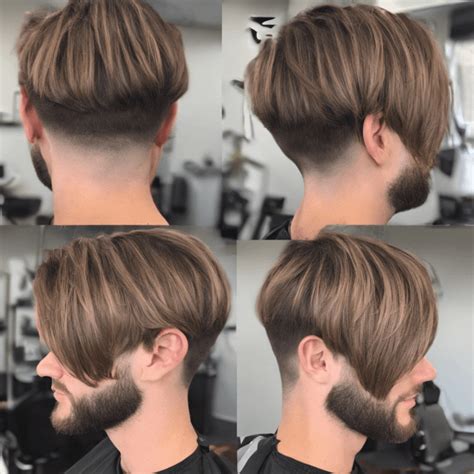 flow haircut unique natural style  men