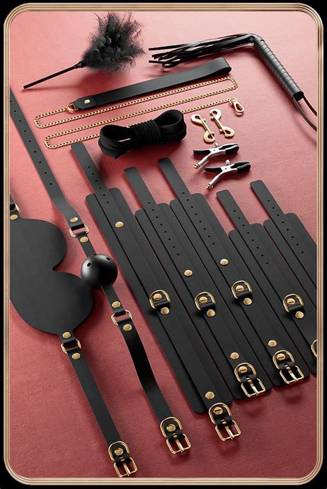 Черный/красный BDSM набор для сексуального насилия Подарок на День ...