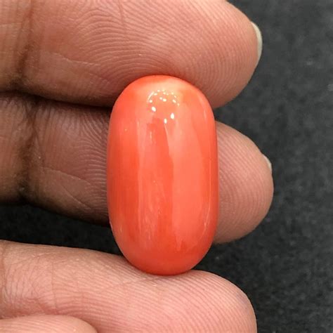 natural italian red coral gemstone  rs piece natural red