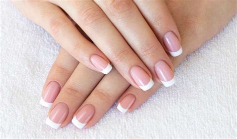 chic  classic french manicure ideas  timeless elegance