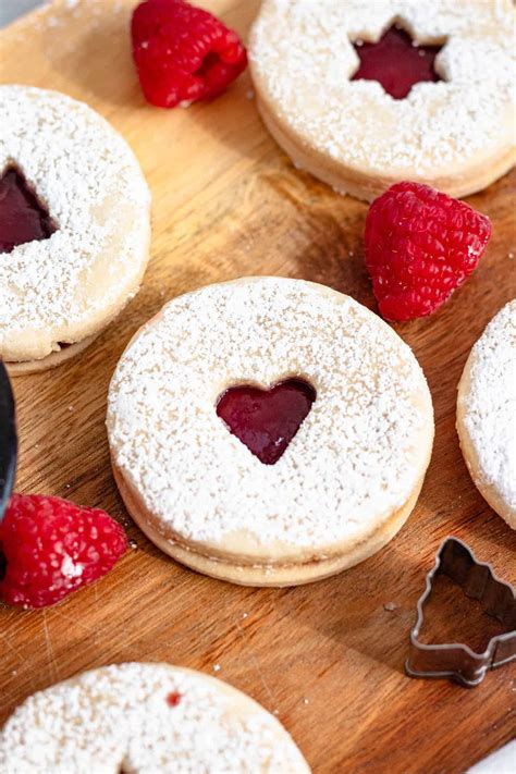 shortbread cookies  jam  foreign fork