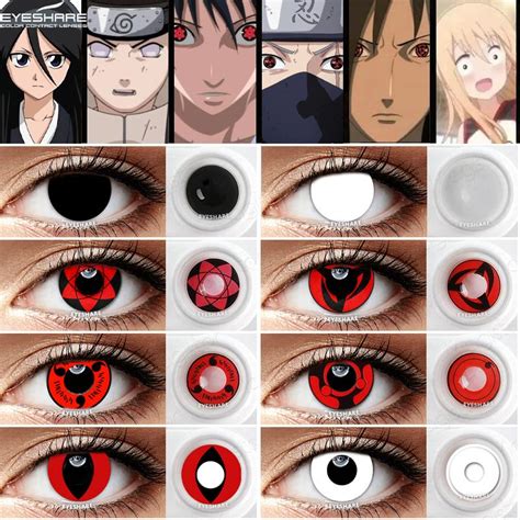 Eyeshare Цветные контактные линзы для косплея для глаз, серия Наруто ...