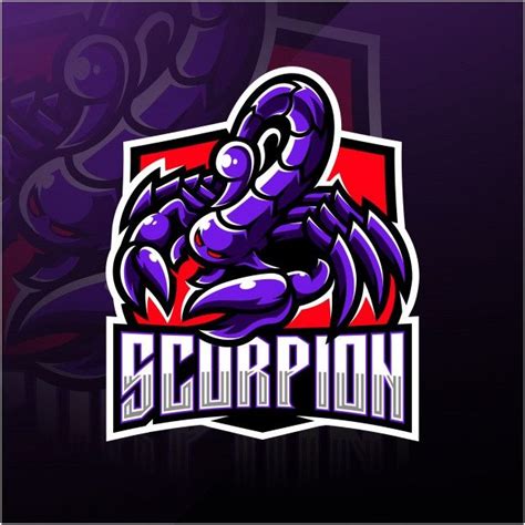 Premium Vector | Scorpion esport mascot logo | Vetores, Logotipo ...