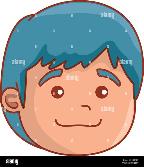 cute  baby head character stock vector image art alamy