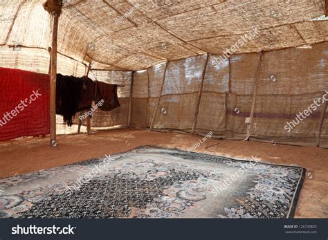 Interior Traditional Bedouin Tent Abu Dhabi Stock Photo 126733835 ...