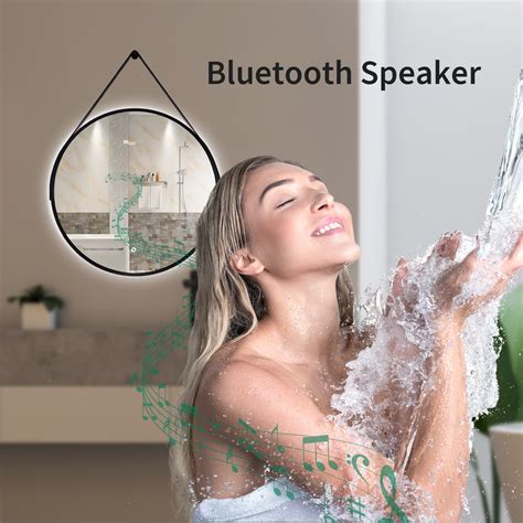 wall mounted  belt decorative led touch screen mirror wholesale