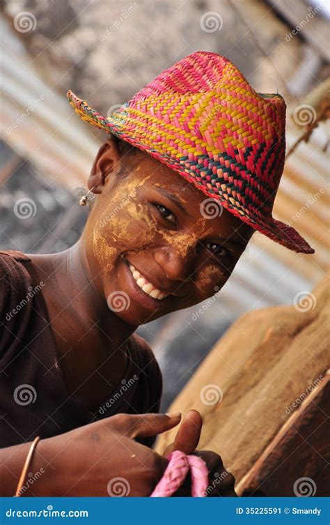Beautiful African Tribal Woman And Girl, Zambia, Afria Editorial Image ...