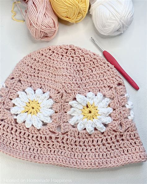 40+ Free Crochet Bucket Hat Patterns - Dabbles & Babbles | Crochet hats ...