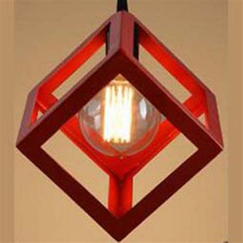 Ceiling Light Creative Shape Illumination Square Modern Hanging Lamp