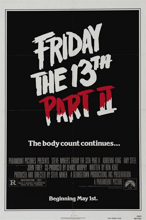 Friday the 13th Part 2 (#1 of 4): Mega Sized Movie Poster Image - IMP