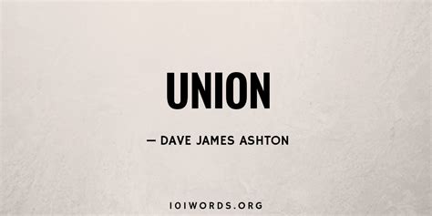 union  words