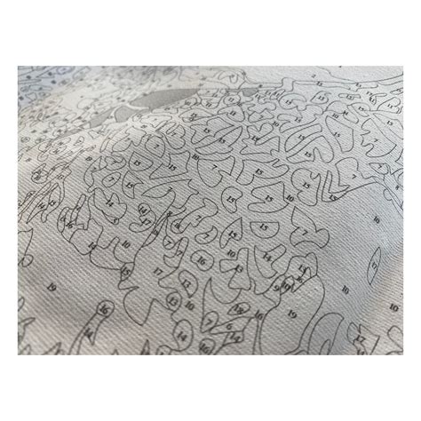 Female Nude Paint by Numbers Canvas Art Work DIY 40cm x 50cm