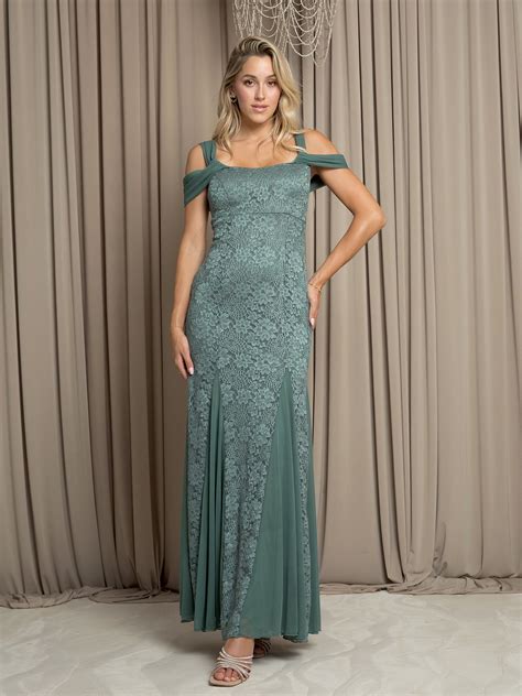 Burgundy Eva Fashion 3475 Long Formal Glitter Evening Dress - Formal