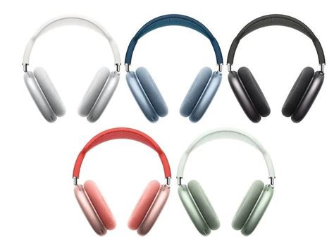 3D Model Collection Headphones Apple AirPods Max colors VR / AR / low ...