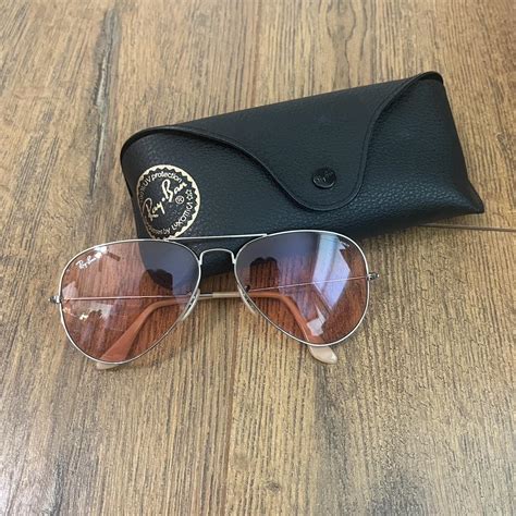 ray ban rb large metal aviator sunglasses depop