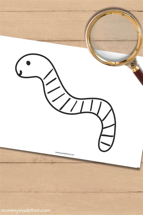 printable worm templates   printable worm templates