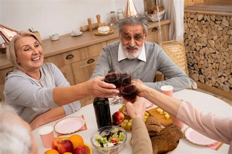 Premium Photo | Senior people having fun at party