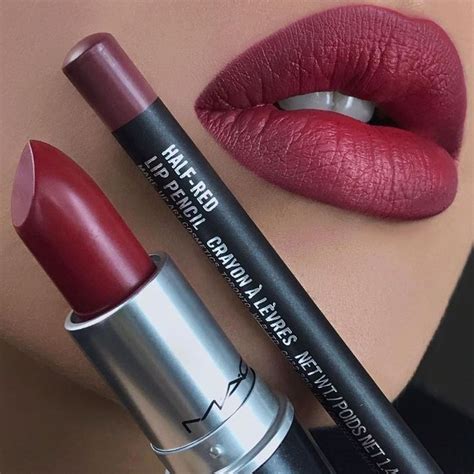danger  red lip liner mac cosmetics  instagram