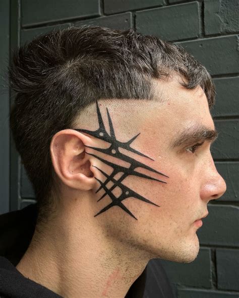 fantastic face tattoos  men