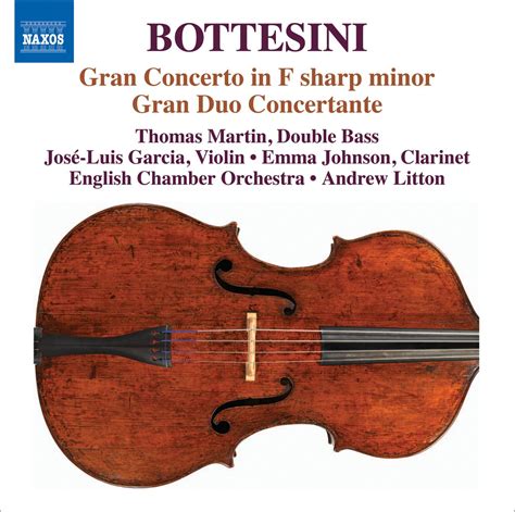 Thomas Martin: The Bottesini Collection, Vol. 1 - CD | Opus3a