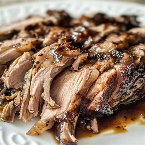 Slow Cooker Balsamic Brown Sugar Pork Roast