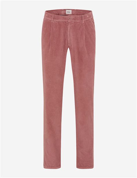Herrenmode Hosen | Chinos Style TINO Rosa Tapered Fit