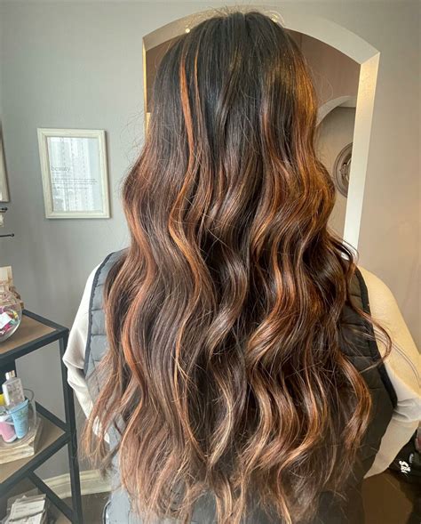 balayage on strawberry blonde hair 7