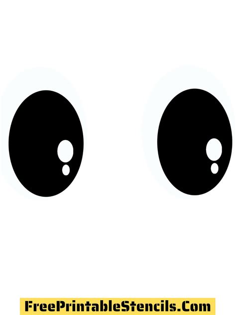 Printable Eyes Word Template