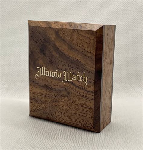 Custom Pocket Watch Box. New Design! Hand Made in Black Walnut. Velvet