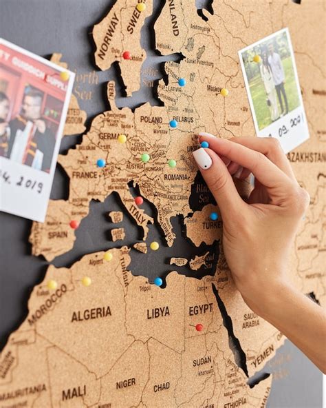 travel map with pins - Going to Vietnam