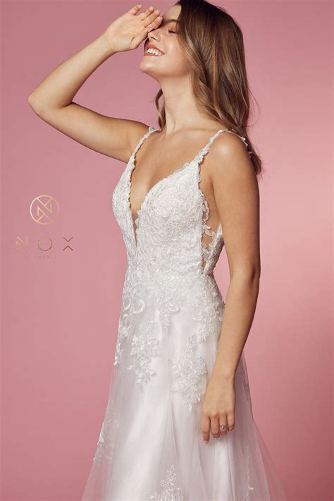 White Long Wedding Dress for $368.99 – The Dress Outlet