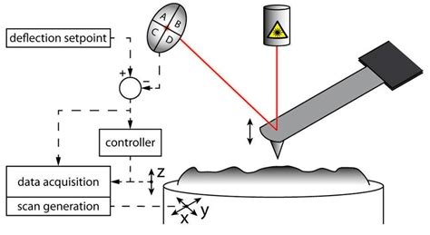 schematic   atomic force microscope  scientific diagram