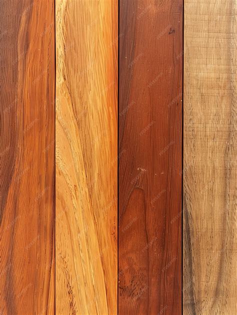 Explore the intricate grain patterns in hardwood and softwood planks