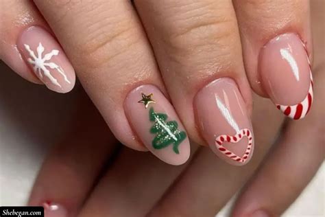 15 Adorable Christmas Tree Nail Designs to Perfect Your Holiday Look