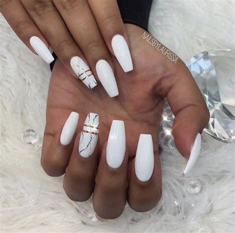 Uñas Hermosas ~ 15 Diseños De Uñas En Color Blanco Que Le Quedan Bien A ...