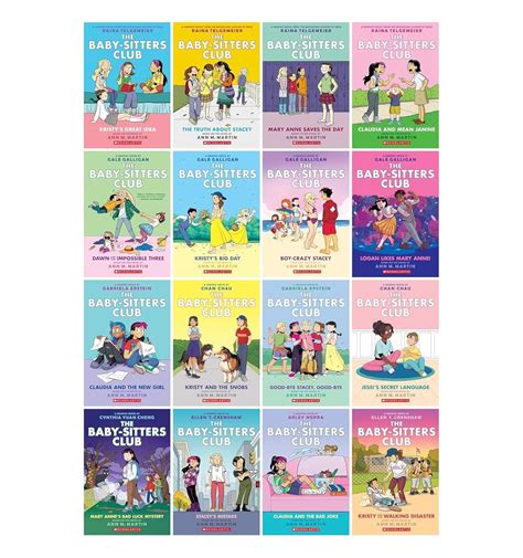 The Baby-Sitters Club Series Graphic Novels Collection Set, Books 1-16