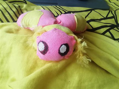 rosy maple moth plush    flower  deviantart