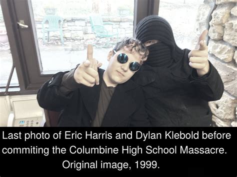 Last photo of Eric Harris and Dylan Klebold before commiting the