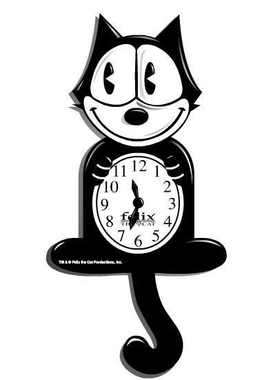 Felix the Cat Animated Clock : www.felixthecat.com : Free Download ...