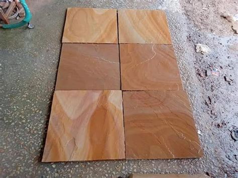 Natural Yellow buff sandstone, Thickness: 25-35, Size: 6x12 12x12 12x24 ...